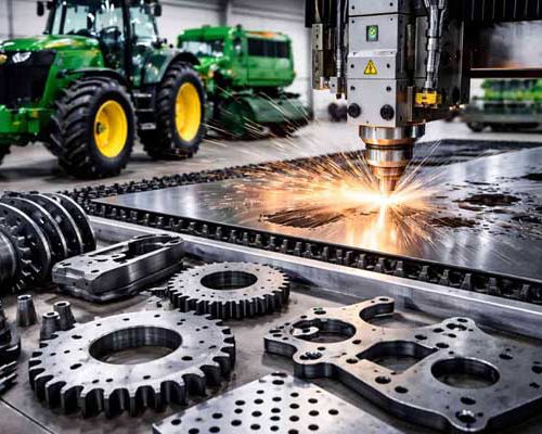 نقش دستگاه برش لیزر در تولید قطعات و ماشین‌ آلات کشاورزی- برش لیزر در تولید قطعات و ماشین‌ آلات کشاورزی، انقلابی در کشاورزی مدرن ایجاد کرده است. افزایش دقت قطعات، کاهش هزینه‌ها و ... از مزایای این فناوری هستند.